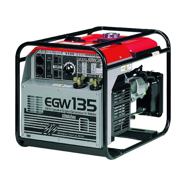 楽天市場】新ダイワ(やまびこ) エンジン溶接機 EGW135 (発電機能付き 