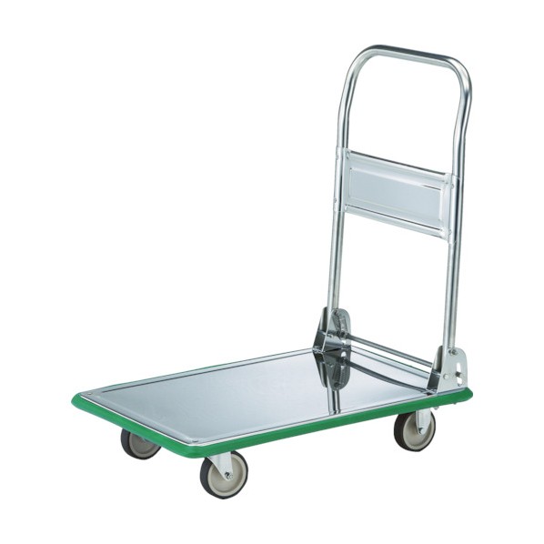 トラスコ(TRUSCO) オールSUS製運搬車 折りたたみ式 740X480 省音ウレタン車 SUS-101NU SUS-101NU 1個