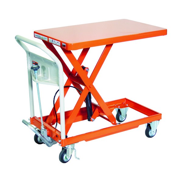 TRUSCO ハンドリフタ 250kg 500X800 オレンジ 550&times;1100&times;420MM HLFA-S250 1個｜DIY FACTORY ONLINE SHOP