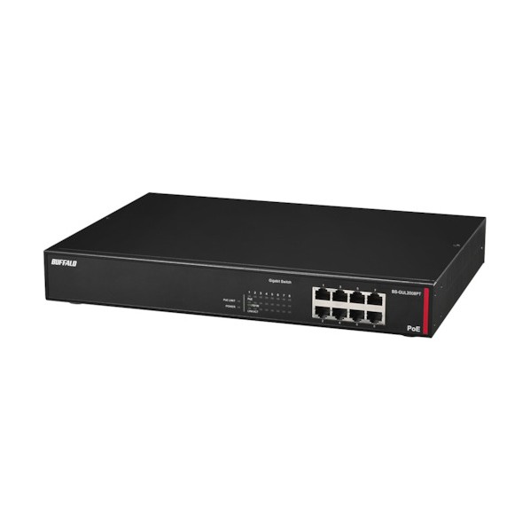 バッファロー 法人向け Giga対応 Layer2 アンマネージPoEスイッチ 8ポート BS-GUL2008PT 1個|DIY FACTORY ONLINE SHOP