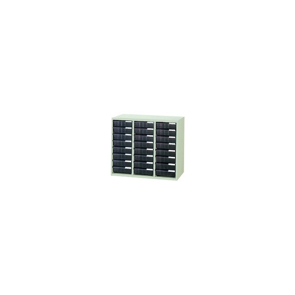 ※法人専用品※プラス 652003)CN クリアーケースキャビネット CN-308F LGY 1点｜DIY FACTORY ONLINE SHOP