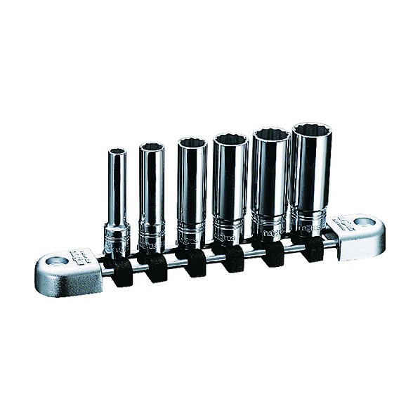 KTC ネプロス 6.3sq. ディープソケットセット(6コ組) NTB2L06WA 1S｜DIY FACTORY ONLINE SHOP