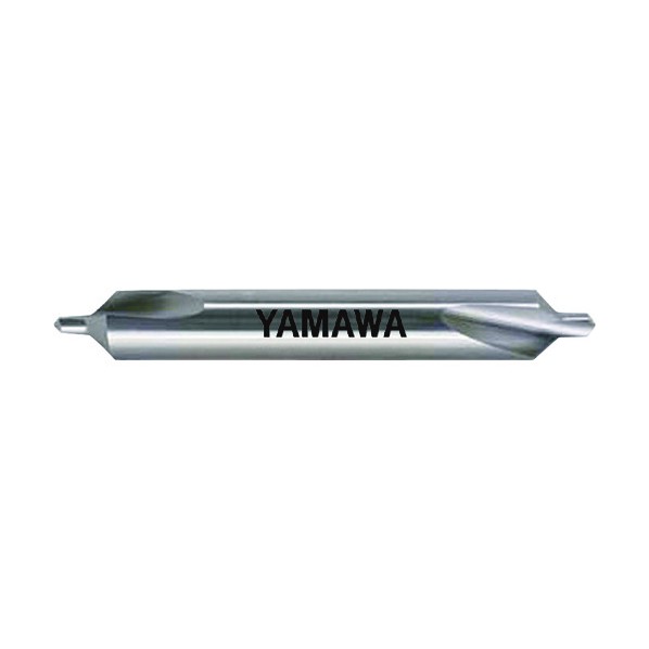 ヤマワ 弱捻じれ溝A形90° 超硬真っただ中穴せん孔機 C-CD-Q 6X90°X18 C-CD-Q-6X90X18 1点
