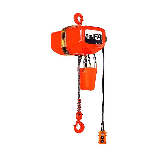 ※法人専用品※象印チェンブロック 電気チェーンブロック 2t 揚程4m FA02040 1点|DIY FACTORY ONLINE SHOP