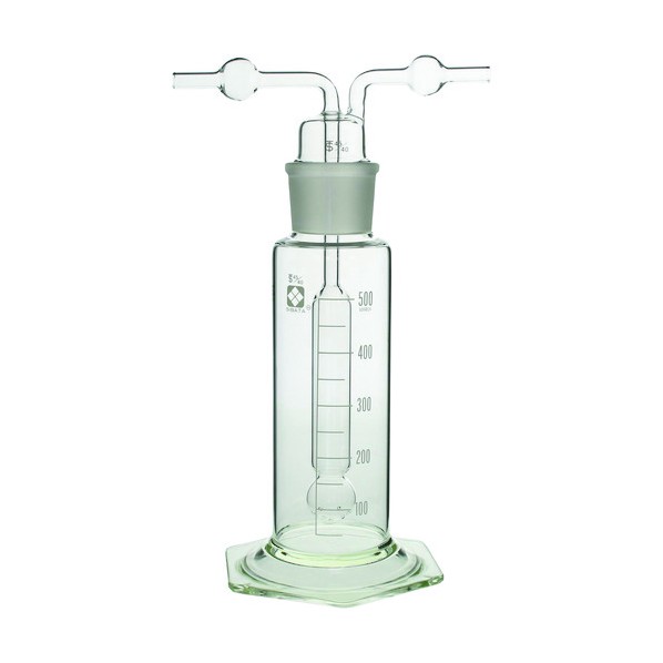 柴田科学の科目 同じよう摺合屁っ放り洗い濯ぎびん ムエンケ式 500mL 014640-500 1個