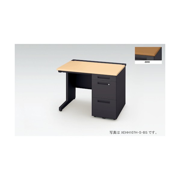 ※法人専用品※ナイキ 両袖デスク ロングレール仕様 XEHH127H-S-BMW 1点｜DIY FACTORY ONLINE SHOP