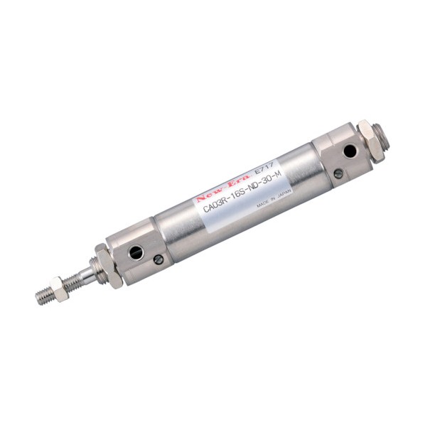 ニューエラー スピードコントローラー付シリンダΦ10ストローク15mmクレビス形マグネット無し CA03R-10S-PD-15 1点