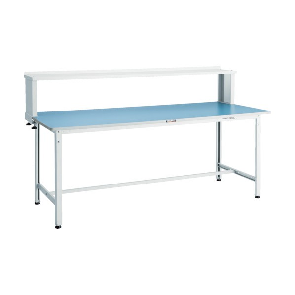 ※法人専用品※トラスコ BER型軽量作業台 1500X600 上棚付 BER-1560YURB 1点