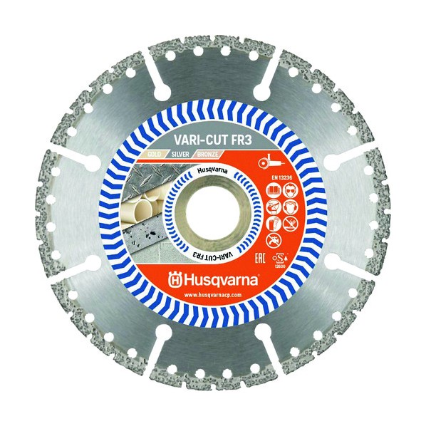 ※法人専用品※ハスクバーナ・ゼノア VARI-CUT FR-3 9in P574853801 1点 ダイヤモンドカッター-切断工具用アクセサリー