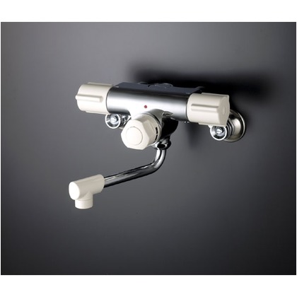 Factory Km59w Online 混合水栓 Diy Km59w Kvk キッチン用設備 Shop Kvk 定量止水付2ハンドル混合栓 寒冷地用