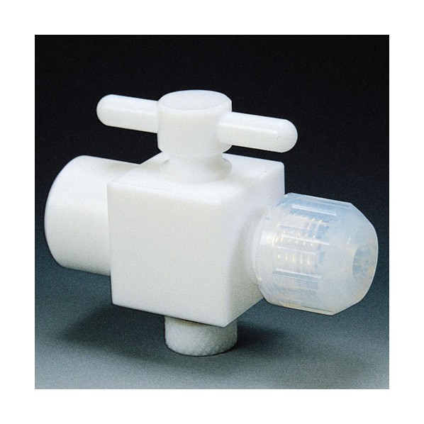 フロンケミカル フッ素樹脂(PTFE)二方バルブ装置用B型12パイ NR1325-004｜DIY FACTORY ONLINE SHOP