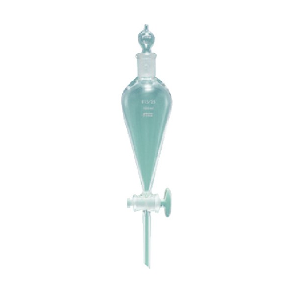 東京硝子器械 F共通スキーブ分液ロート球栓 200mL 19/38 000-09-56-03 1点