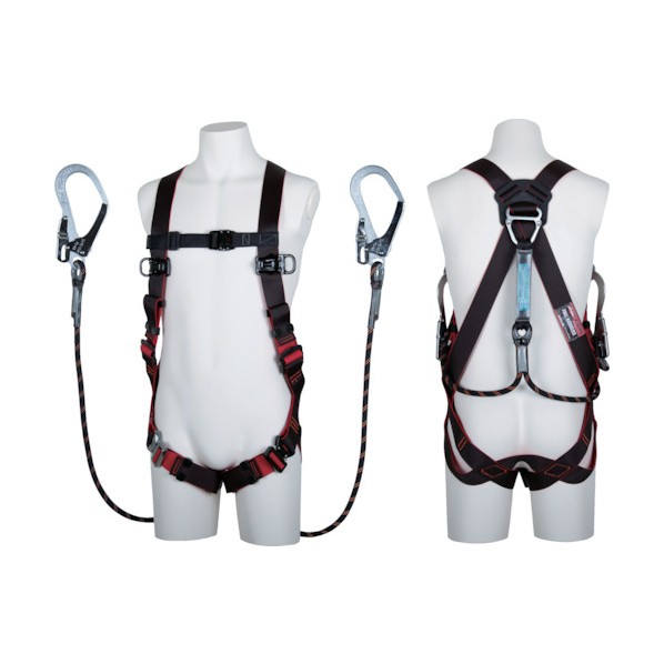 楽天市場】藤井電工 レヴォハーネス Mサイズ 黒・赤 TH-508