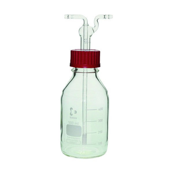 柴田科学 ねじ口洗浄びん 円筒フィルター付 500mL 014680-500 1個