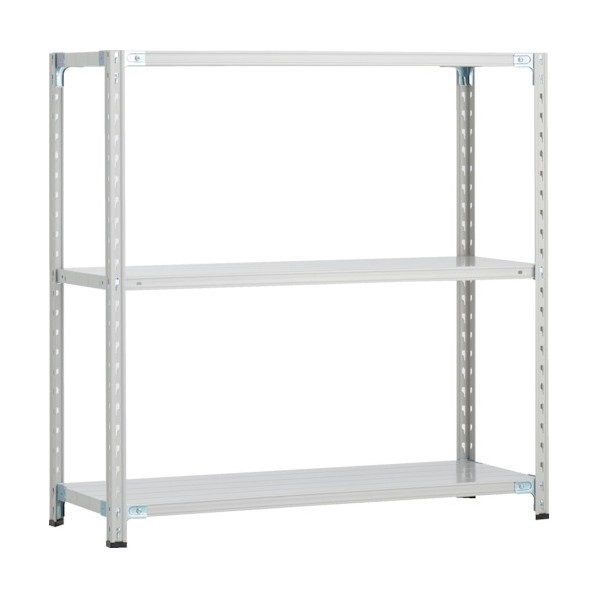 ※法人専用品※トラスコ CB型セミボルトレス軽量棚 1200X600XH1200 3段 WG色 CB-4463-WG 1台|DIY FACTORY ONLINE SHOP