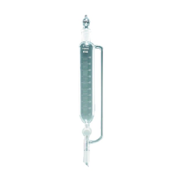 東京硝子器械 共通円筒分液ロートTFコック球栓100mL15-19 000-15-67-44 1点
