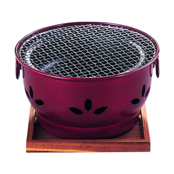 池永鉄工 IK 煮炊き ニュー炭火亭(軽銀製) QSM08 1個
