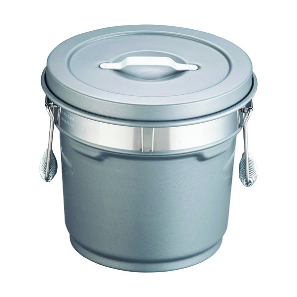 オオイ金属 段付二重食缶(内外超硬質ハードコート) 246-H (8l) (8l) ASY58246 1個