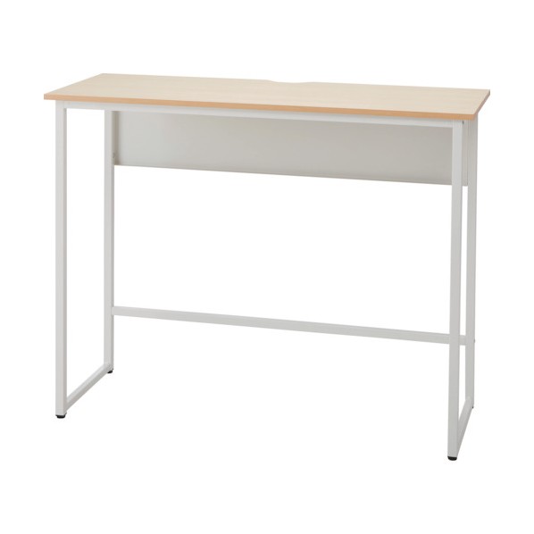※法人専用品※井上金庫販売 ハイデスク 1245 脚ホワイト/天板ナチュラル SFD-H1245 NA 1点|DIY FACTORY ONLINE SHOP