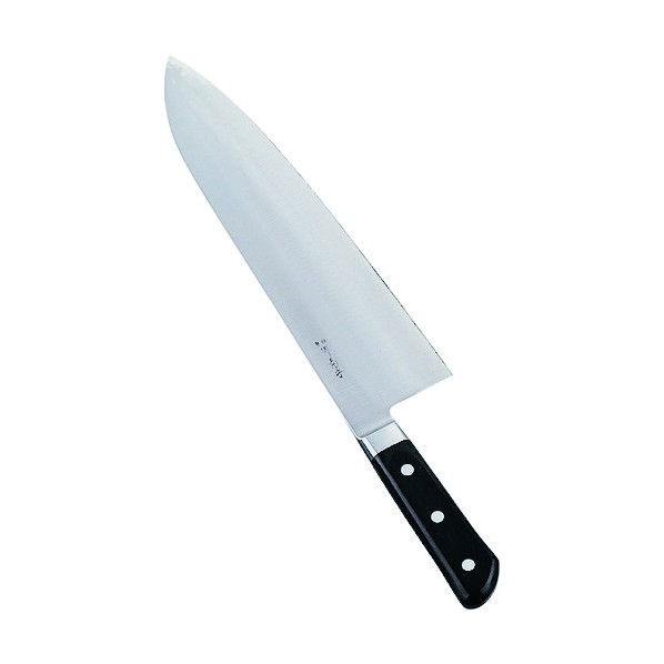遠藤商事 堺菊守 日本鋼(口金付)巾広厚口牛刀 30cm 30cm AKK9002 1個｜DIY FACTORY ONLINE SHOP