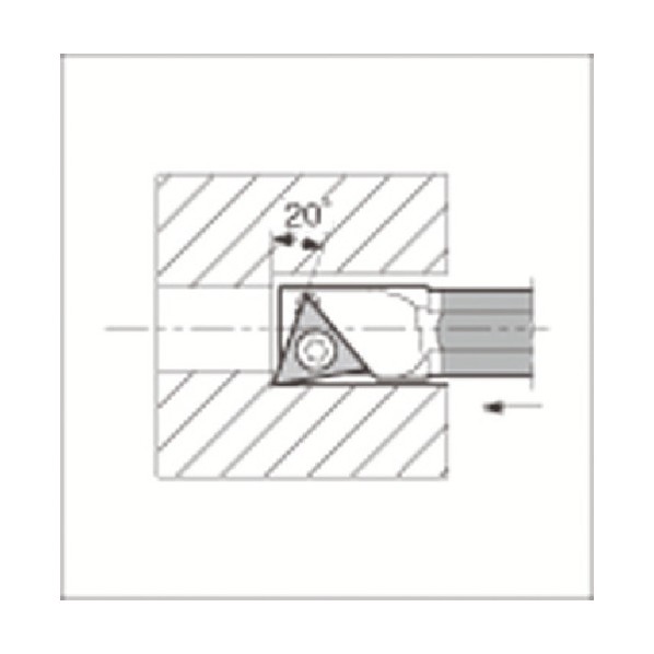 京セラ 内径加工用ホルダ C08XSTXPR0809 1|DIY FACTORY ONLINE SHOP