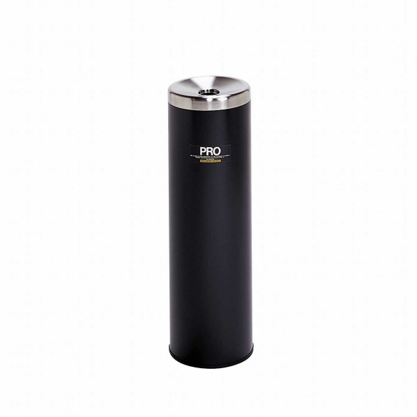 テラモト プロタワー灰皿 約1.4L 黒 SS-266-410-6 1個