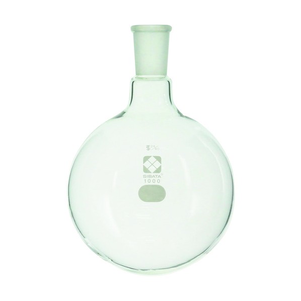 柴田科学 共通摺合丸底フラスコ 24/40 1000mL 1000ml 005350-241 1個