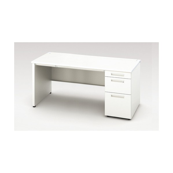 ※法人専用品※ナイキ 片袖デスク(パネル脚) XEHH167BP-WH 1点|DIY FACTORY ONLINE SHOP