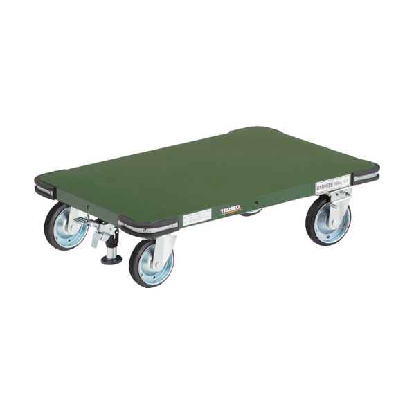 トラスコ(TRUSCO) 鋼鉄製平台車 900X600 Φ150ブレーキ付きプレス車 ロックストッパー付 PHT-9060H-150SS 1点