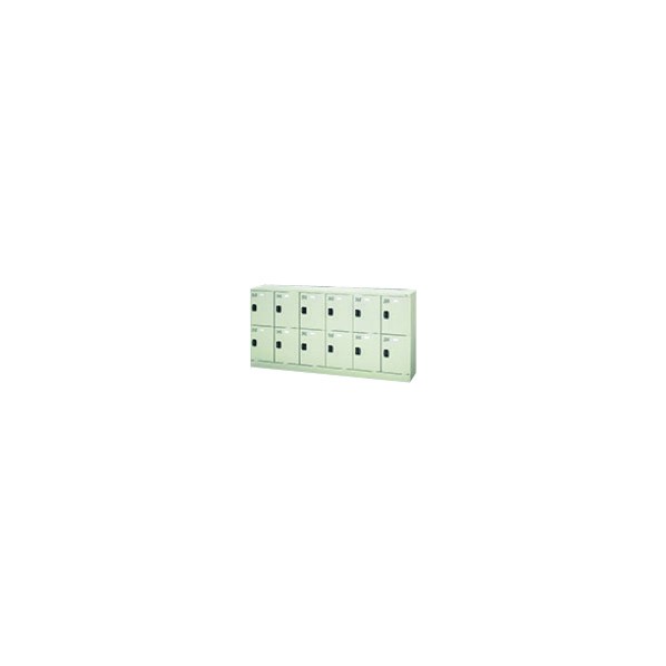 ※法人専用品※プラス 71091)多人数用ロッカー KL-L62 LGY 1点｜DIY FACTORY ONLINE SHOP