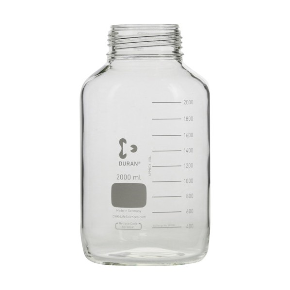 柴田科学 耐熱ねじ口びん 広口 びんのみ 2000mL 2L 017250-20005 1個