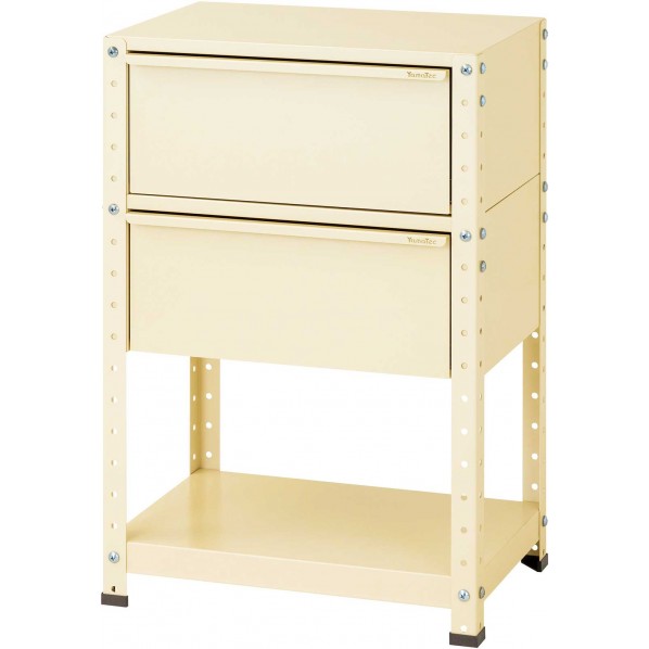 ※法人専用品※山金工業 スペシャルワゴン 固定式 アイボリー W6-D2-IV 1台