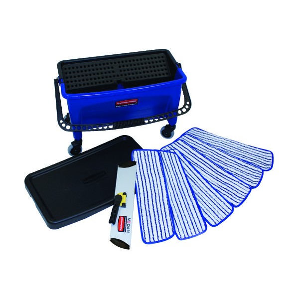 ラバーメイド ラバーメイド マイクロファイバー 仕上げ用モップセット RMQ050 1個｜DIY FACTORY ONLINE SHOP