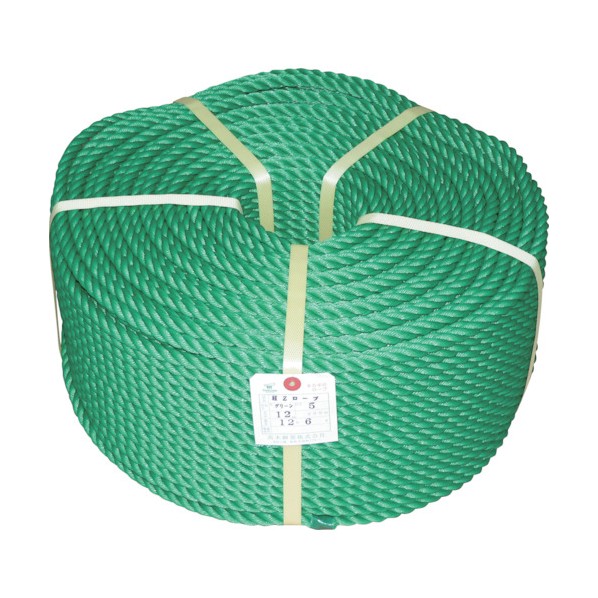 高木綱業 HZロープ 緑 12mmX200m 364442 1点｜DIY FACTORY ONLINE SHOP