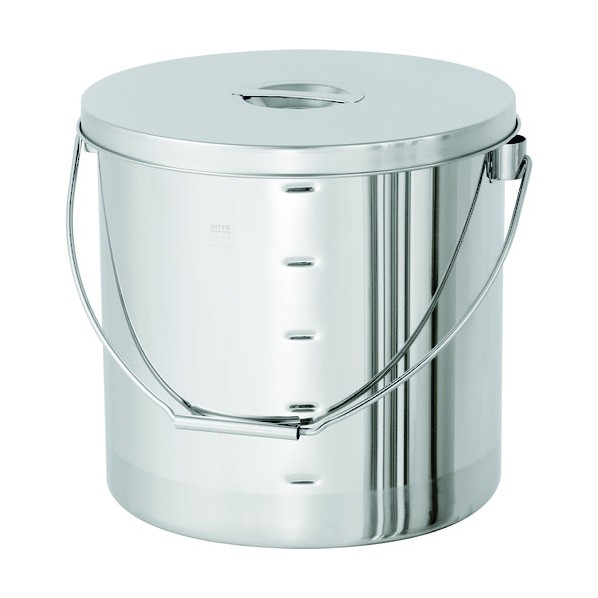 日東 日東 吊り下げ式ステンレス汎用容器 目盛付 20L 300 x 362 x 300 mm STB-M-30 1個