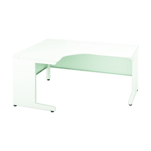 ナイキ 細工物事務机(左用) XEHH1612CTL-WH 1点