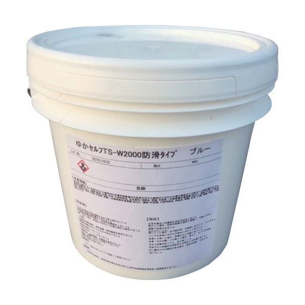 シロキ ゆかセルフ防滑タイプブルー4KG 7760222 1S