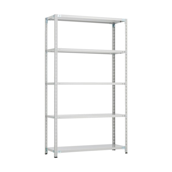 トラスコ CB型セミボルトレス軽さ棚 900X300XH21005段 WG色 CB-7335-WG 1台
