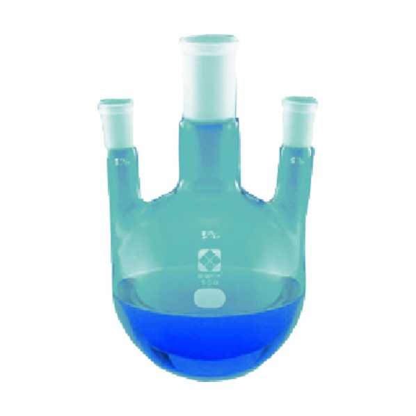 東京硝子器械 共通三口丸底フラスコ 500mL 29-15 371-13-05-01 1点