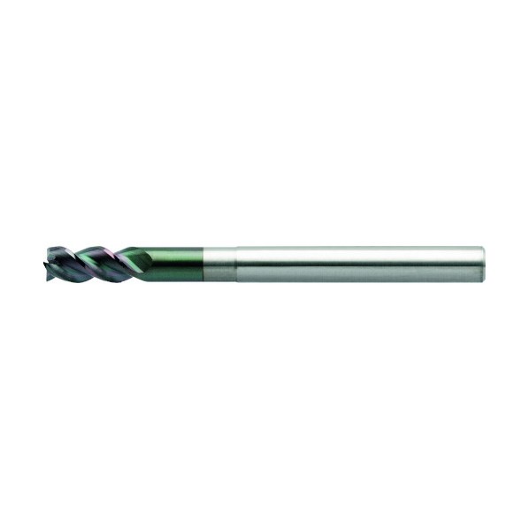 ユニオンツール 3枚刃DLCコートロングネックスクエア 外径11×有効長33×刃長22×全長110 DLC-AZS3110-330 1点