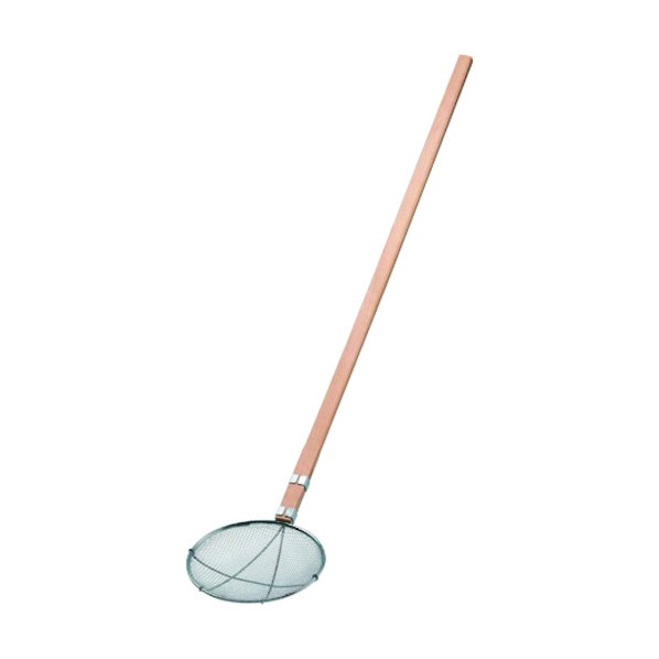 新越ワークス TS ステンレス木柄給食用スクイ網 丸型 24cm極荒目(2.5メッシュ) 24cm ASK5901 1個 7,339円