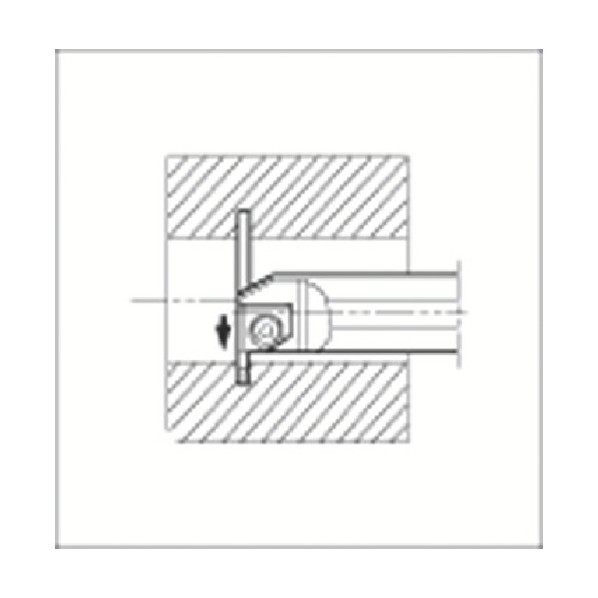 京セラ 溝入れ用ホルダ KIGHR4532B4 1｜DIY FACTORY ONLINE SHOP