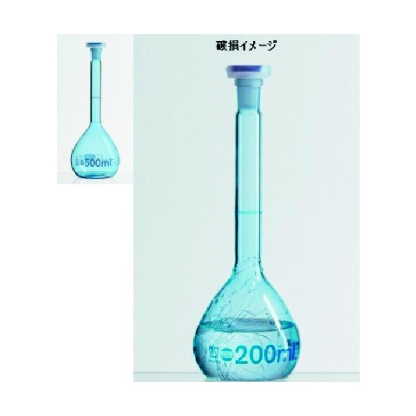 東京硝子器械 PURコーティングメスフラスコ 250mL 814-11-05-24 1点