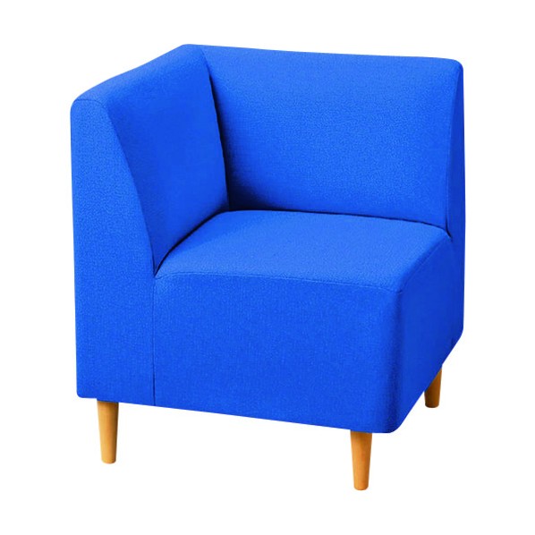 ※法人専用品※プラス 26806)LS-L30 コーナー用ソファ LS-L301CN BL 1点｜DIY FACTORY ONLINE SHOP