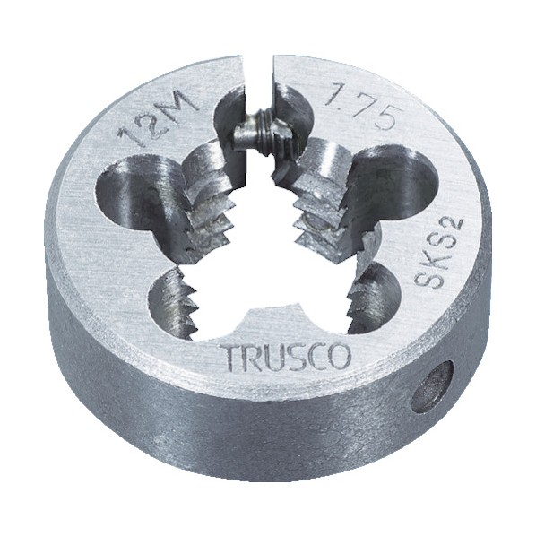トラスコ(TRUSCO) 丸ダイス 細目 75径 M48X1.5(SKS) T75D-48X1.5 1点|DIY FACTORY ONLINE SHOP