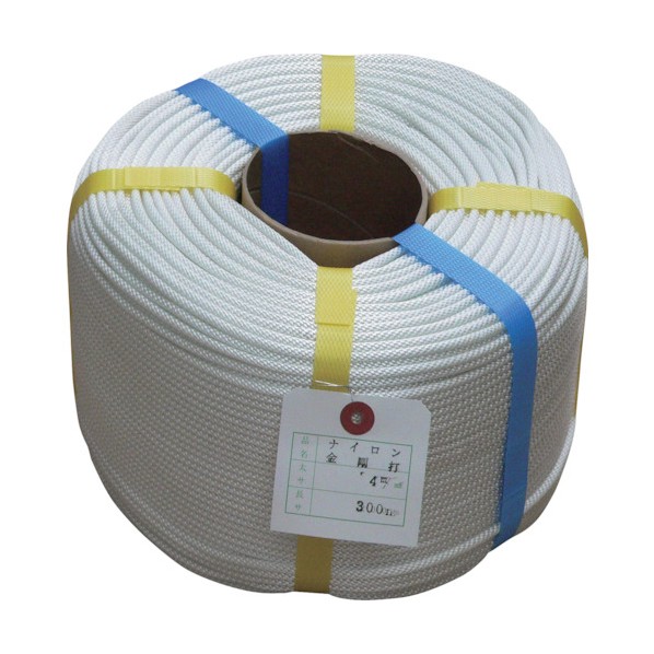 高木綱業 ナイロン金剛打ロープ 4mmX300m 364113 1点 10,847円