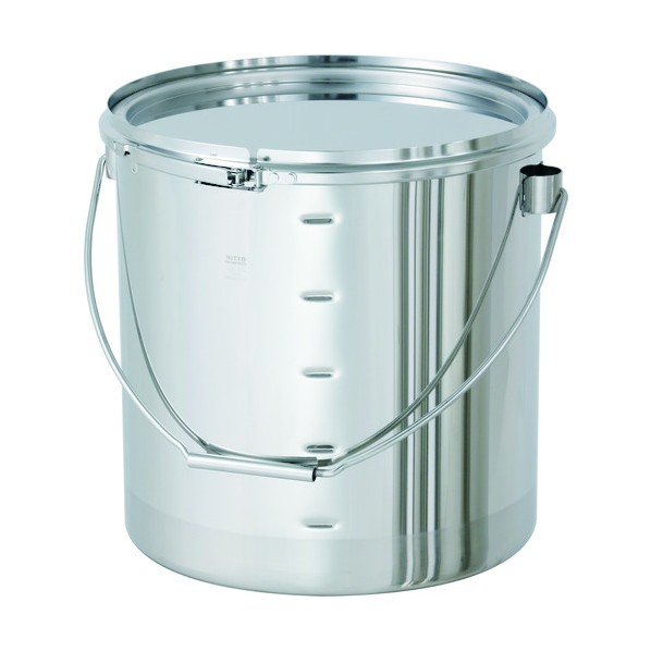 日東 日東 吊り下げ式ステンレス密閉容器 目盛付(バンド式) 15L CTLB-M-27 1個