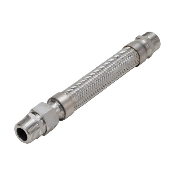 南国フレキ工業 ニップル・メタルタッチオス式フレキ継手SUS30425Ax800L NK15203M25-800 1|DIY FACTORY ONLINE SHOP
