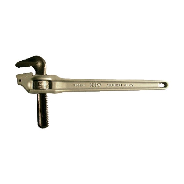 楽天市場】HIT アルミ製タテ型パイプレンチ 350mm 最大口開き 92mm