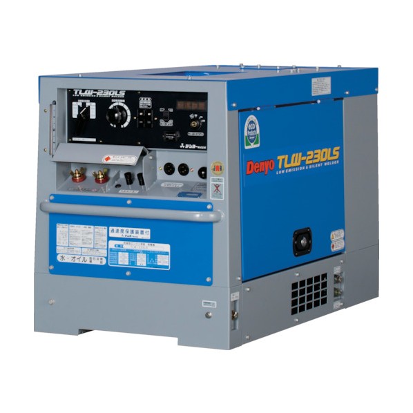 ※法人専用品※デンヨー 防音型ディーゼルエンジン溶接機 TLW-230LS